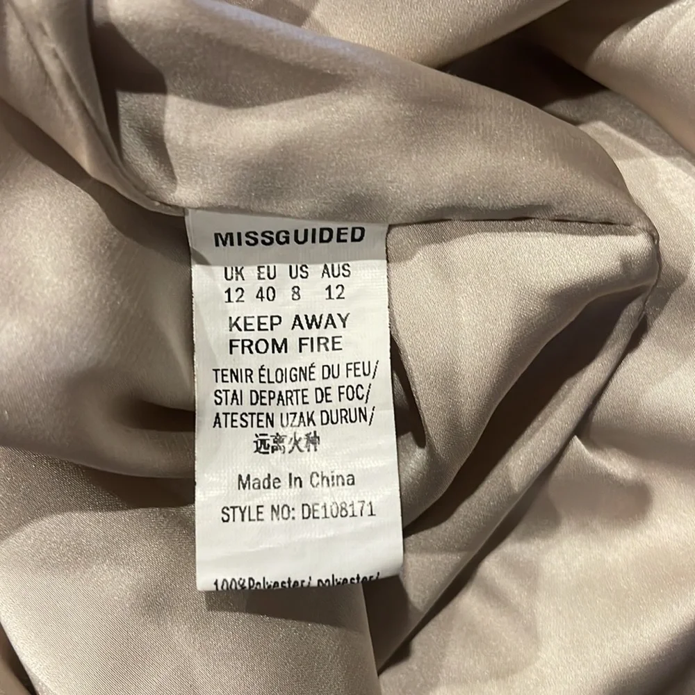 Missguided x Peace & Love Floral Lace High Neck Dress limited collection size 8 - Picture 12 of 12